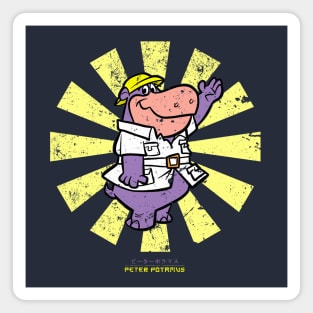 Peter Potamus Retro Japanese Magnet